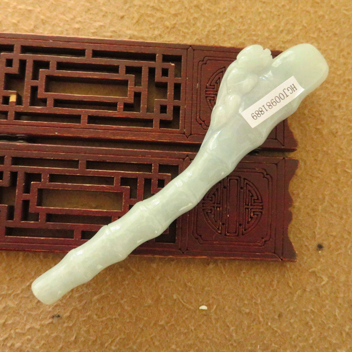 玉之情四会工厂天然缅甸翡翠A货糯种烟嘴手把件送证书TMO275在类目 珠宝/钻石/翡翠/黄金, 翡翠（新）, 其他中 - 来自Buy2taobao.com提供专业的淘宝代购服务