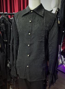 Devil fashion 设计感日常哥特灯笼袖衬衫SHT08301