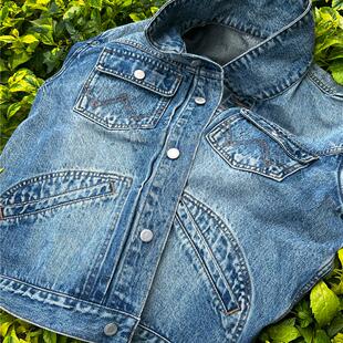 发达时装美式复古重磅重工RRL洗水质感休闲工装牛仔夹克外套