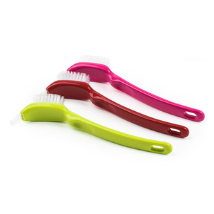 特百惠双头刷家用厨房刷子清洗油壶毛刷水杯刷子塑料清洗刷子正品