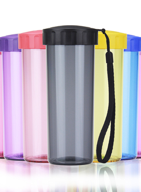 特百惠水杯430ml 经典塑料便携密封男女学生运动随手杯子专柜正品