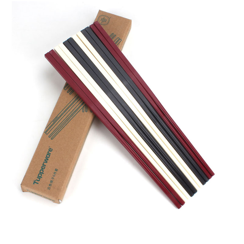 特百惠古色筷子6件套家用防滑