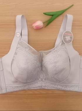 都市丽人女士文胸YBT3S4专利超薄大胸显小全E杯软钢圈收副乳文胸