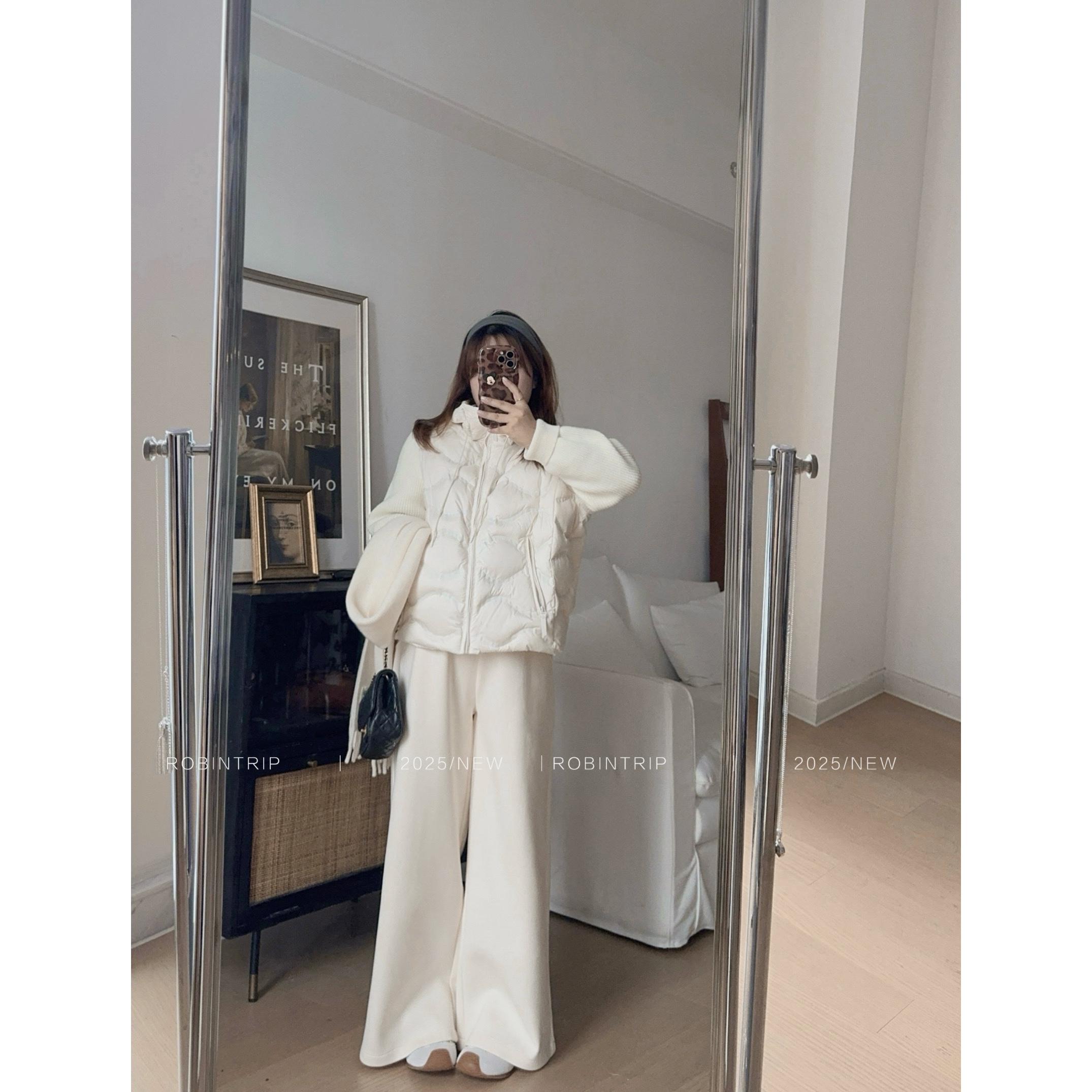 纯色拉链昂酱羽绒保暖短款长袖