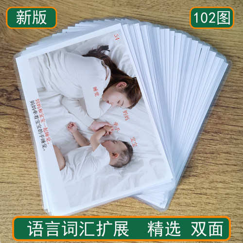 语言训练认知卡片儿童识字发育