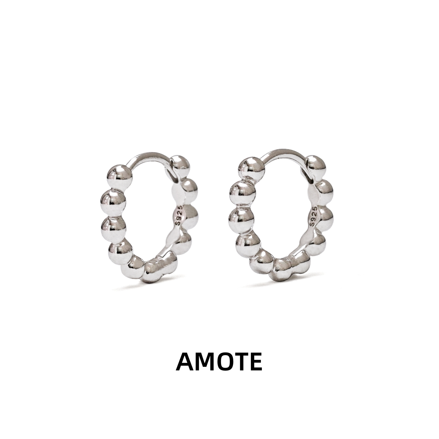 AMOTE《月光序曲》小圆珠银耳圈