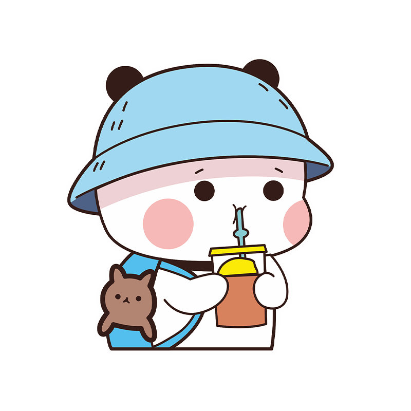 灿盛pvc材质喝奶茶装饰车贴