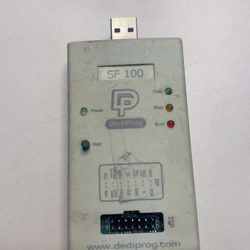 议价设备间拆解+DediProg+SF100烧录器。
