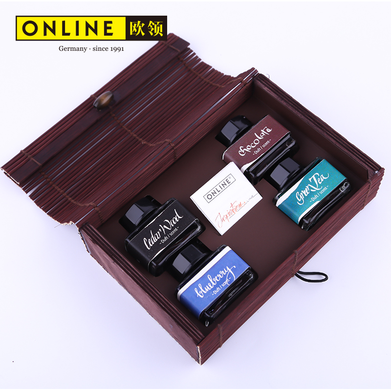 德国彩色钢笔墨水水性非碳素彩墨