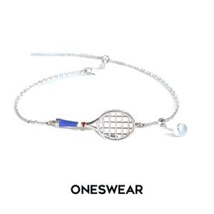 ONE SWEAR/梵誓网球拍手链女轻奢小众精致情侣礼物运动风配饰饰品
