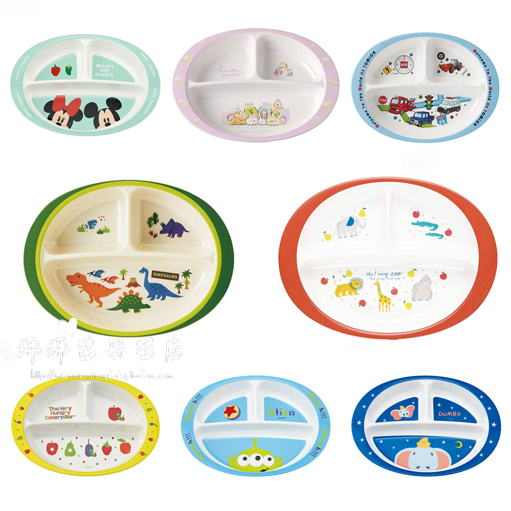 日本卡通宝宝餐盘辅食吃饭餐具
