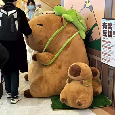 爆款送女生礼物水豚玩偶创意娃娃