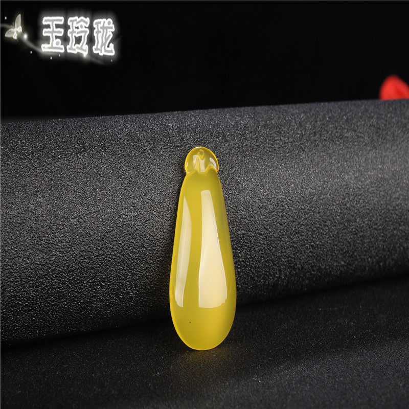 Delicate Jewellery natural jade Yellow Chalcedony Drop Pendant agate Chalcedony Drop Pendant Dropin the Accessories/Fashion Jewelry, Pendant/Pendant  category - from Buy2taobao.com to provide professional Taobao agent buy service
