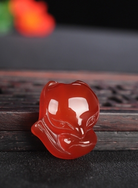 玛瑙玉髓送女友红黄绿情侣吊坠