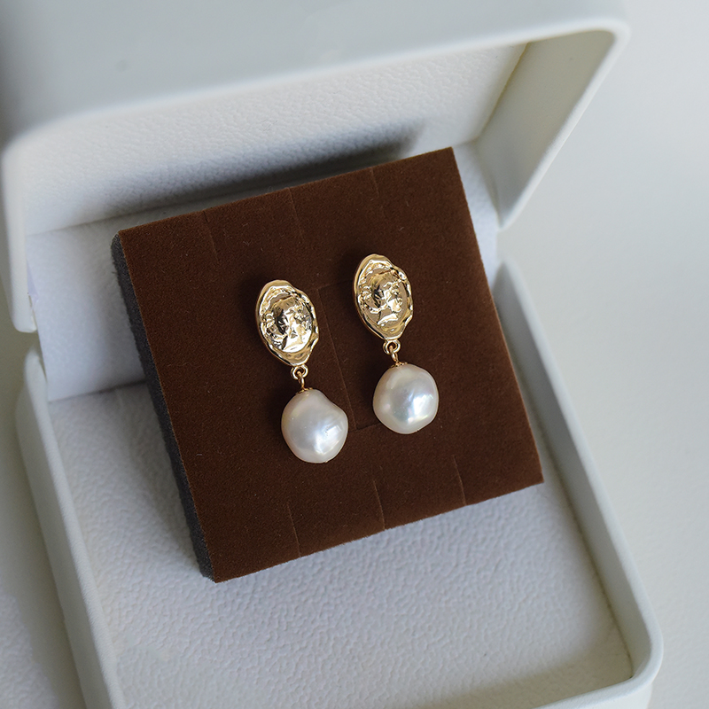 JOMEE巴洛克淡水珍珠耳饰