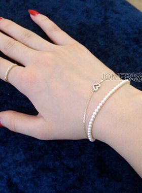 JOMEE近正圆淡水珍珠手链