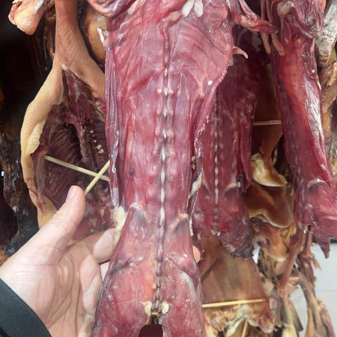 腊兔肉农家自制腊兔肉土兔肉风干兔肉烟熏兔肉