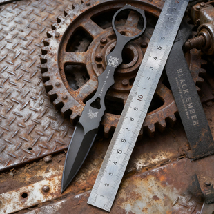 户外生存直刀野营便携高硬度随身刀具防身荒野求生战术野外多用刀