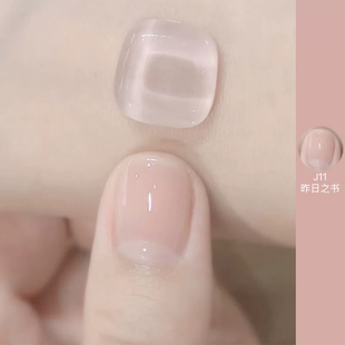 网红裸色系指甲油免烤2024年新款 持久可撕拉可剥秋冬快干显白美甲