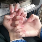 2026年新款 指甲油裸色系显白嬛嬛美甲免烤可撕拉学生孕妇可用