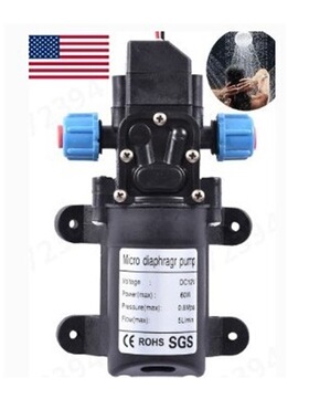 博今12v18V24V48V220四分螺纹隔膜水泵家用自吸回流喷雾泵智能泵