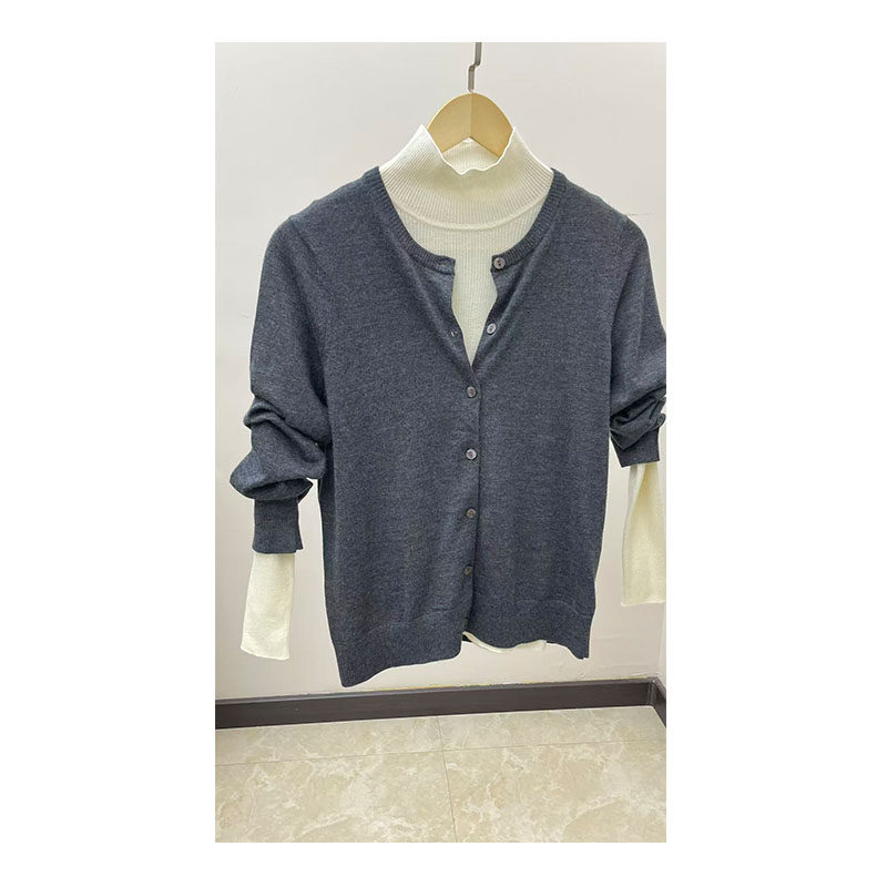 意大利单精纺羊绒开衫女秋冬圆领单排扣软糯宽松氛围感百搭羊绒衫,女装/女士精品,毛针织衫,淘宝优惠券,粉丝福利购,淘宝优惠卷