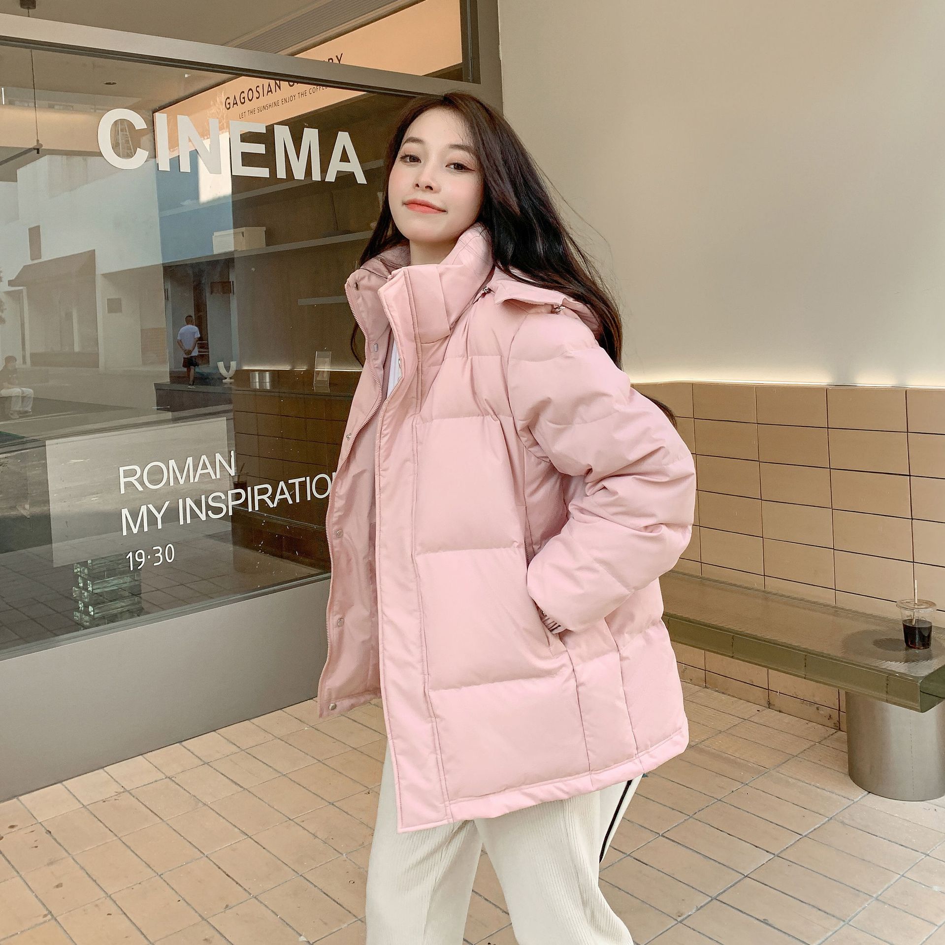 短款羽绒服女款2025年冬季新款小个子加厚鸭绒外套情侣款韩版保暖