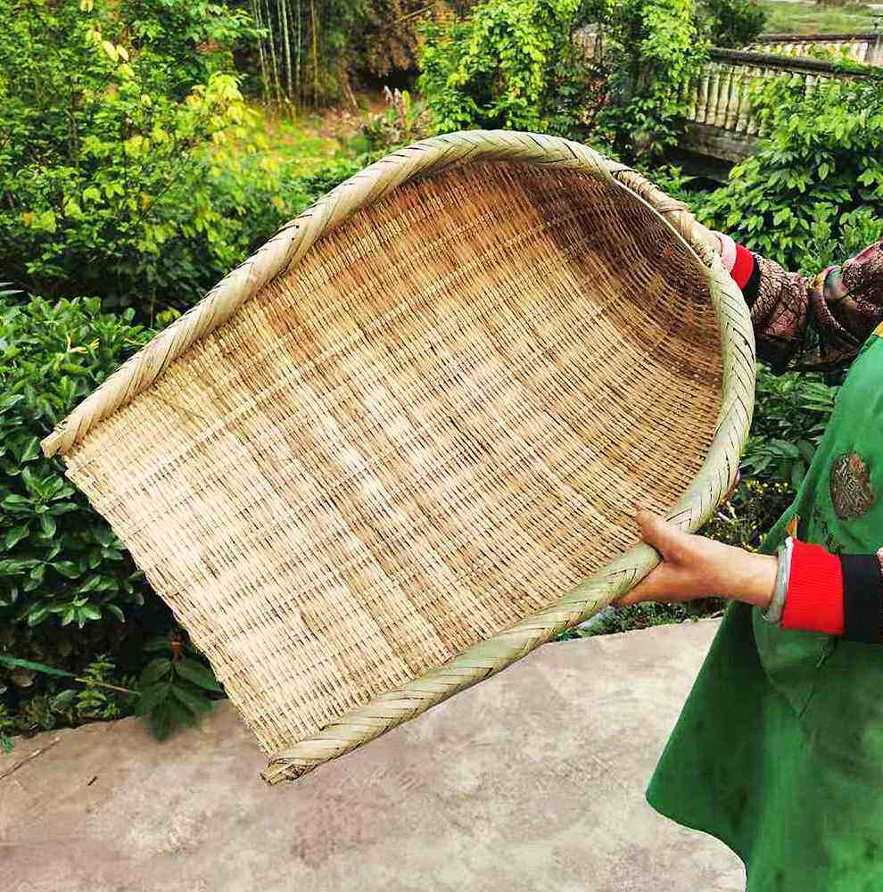 竹编撮箕酿酒粮食撮箕簸箕畚箕手工农家土箕竹筐四川老式竹子农具