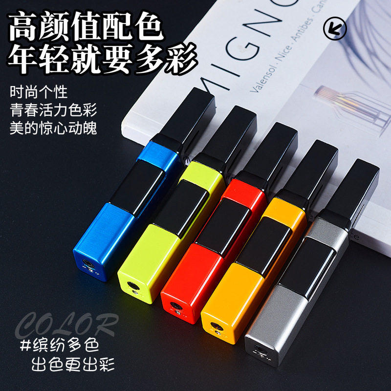 高颜值创意爆款耐用女士打火机女孩子防风精致高级女生迷你趣味