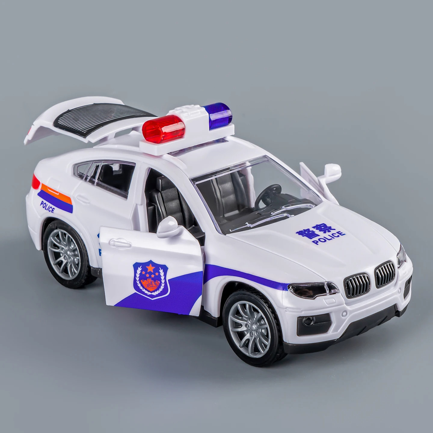 儿童惯性玩具小汽车男孩警车玩具可开门宝宝2026新款小车玩具车警