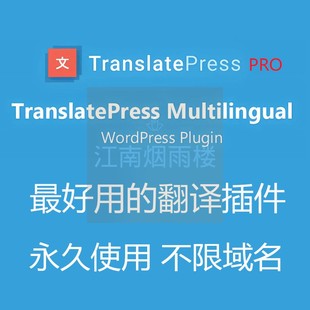 TranslatePress Pro翻译插件Wordpress WP多语言翻译商业高级版