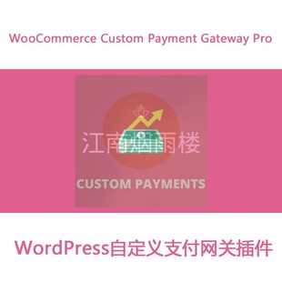 WooCommerce Custom Payment Gateway Pro 插件WP自定义支付网关