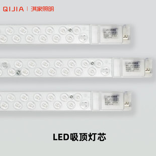 led吸顶灯长条灯条灯芯磁吸ld照明52厘米厨房灯管厕所顶扣板le
