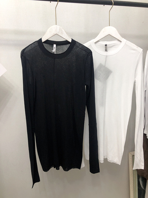 百搭显瘦薄款长袖t恤打底衫