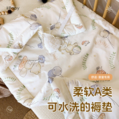 幼儿园床纯棉垫子褥子婴儿垫午睡四季 母婴拼接床宝宝专用儿童床褥