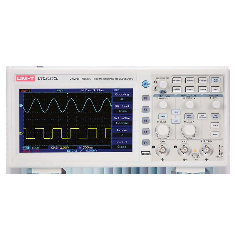 优利德UTD2072CL/2102CEX+数字存储示波器UTD1025CL/1050DL便携式