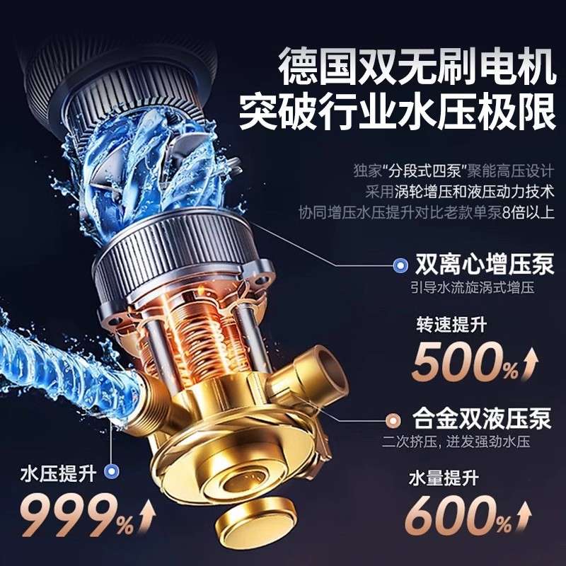 洗车高压无刷水枪家用无线洗车机清洗神器车用水抢大功率超强增压