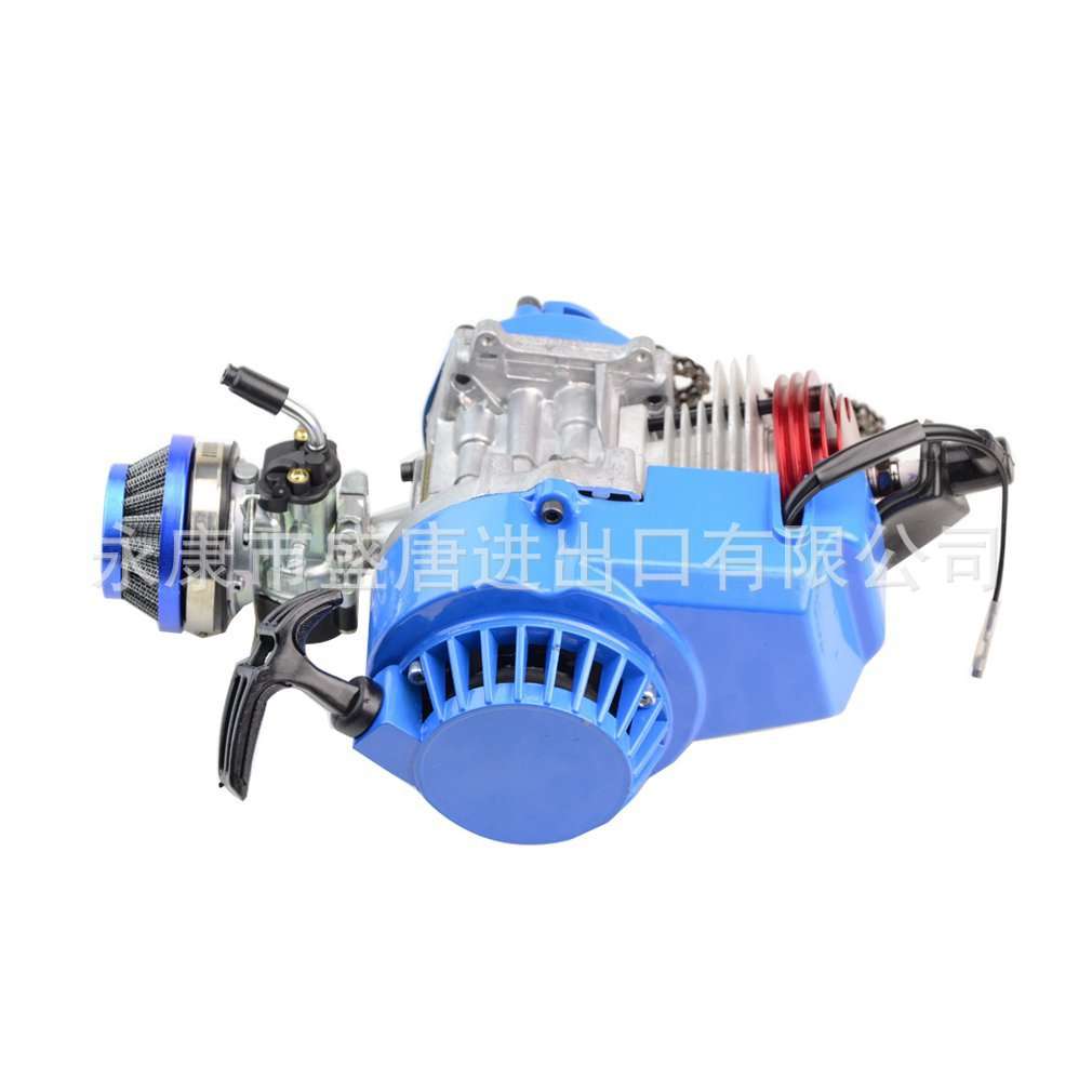 GOOFIT蓝色改装43cc 47cc 49cc 44mm/40mm手拉器化油器连接盘组合