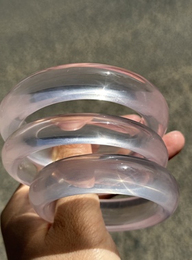 天然高清金沙莫粉手镯自然光实拍无美颜