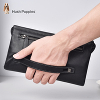 American Hush Puppies handbag men's genuine leather men's clutch bag new men's bag clip bag clutch casual cowhide bag