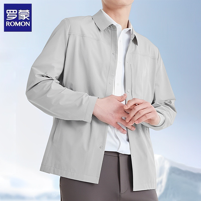 罗蒙男士夏季防晒夹克