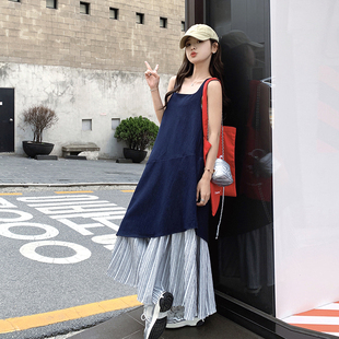 P120 9108 K178 假两件设计感条纹拼接连衣裙269 现货有买家秀新款