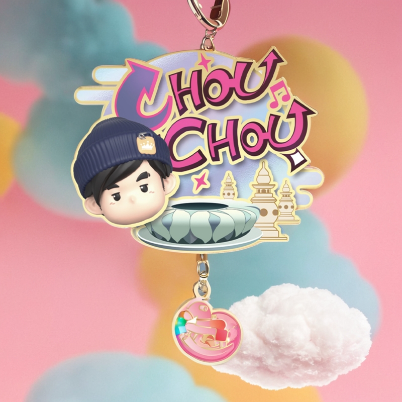 周杰伦官方授权二次元形象周同学杭州长沙福州演唱会限量纪念徽章