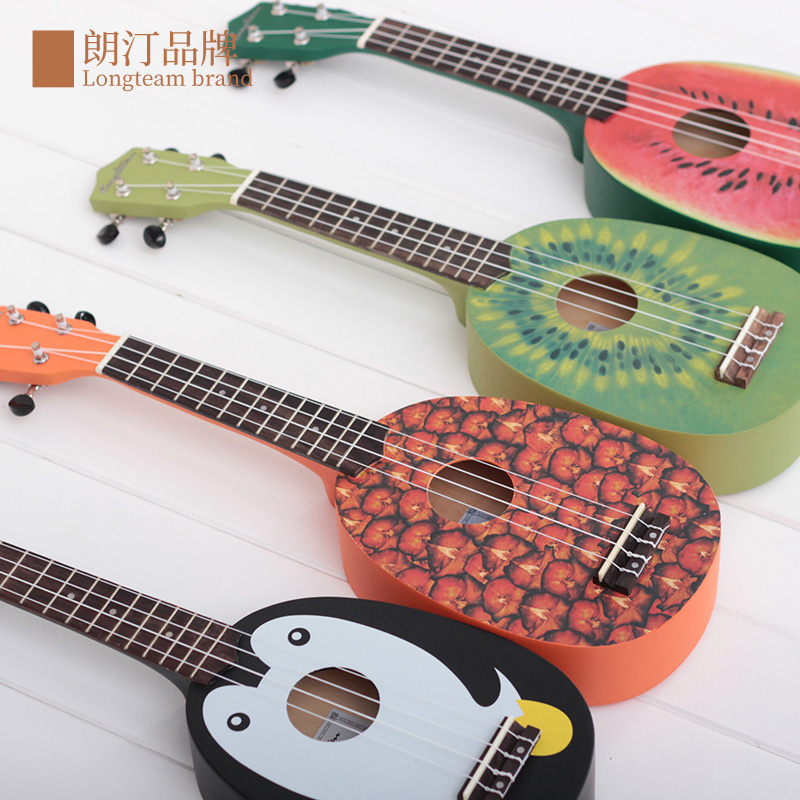 朗汀21寸可爱尤克里里夏威夷四弦琴西瓜儿童初学乌克丽丽ukulele