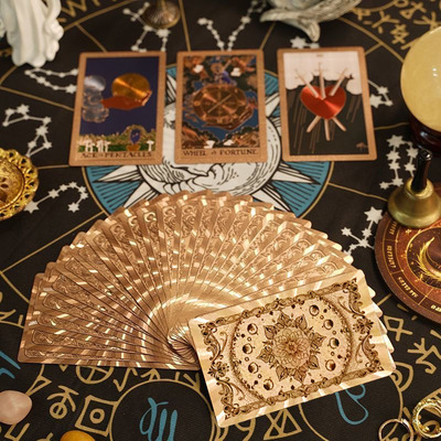 正版经典普及韦特塔罗牌初学者镭射全套典藏tarot桌游卡牌防水PVC