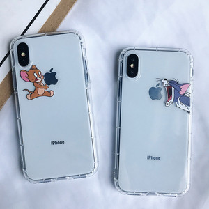 猫和老鼠新款卡通苹果手机壳