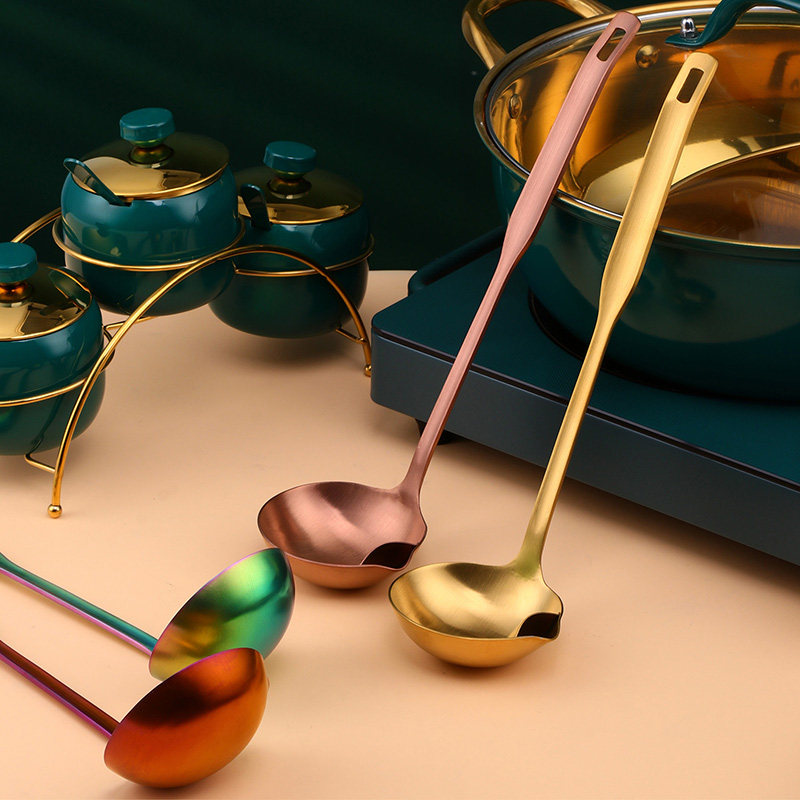 304不锈钢隔油勺厨房滤油勺油汤分离神器沥油勺滤油神器去油汤勺