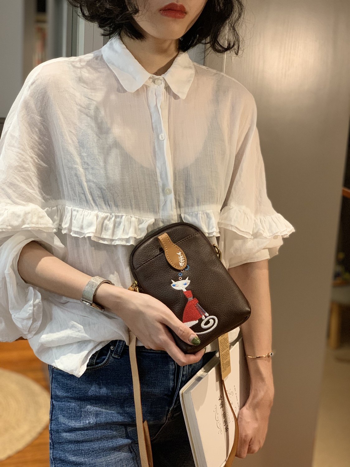 女包单肩斜背包手机包森系复古绣花包真皮包复古怀旧头层牛皮包,箱包皮具/热销女包/男包,通用款女包,淘宝优惠券,粉丝福利购,淘宝优惠卷