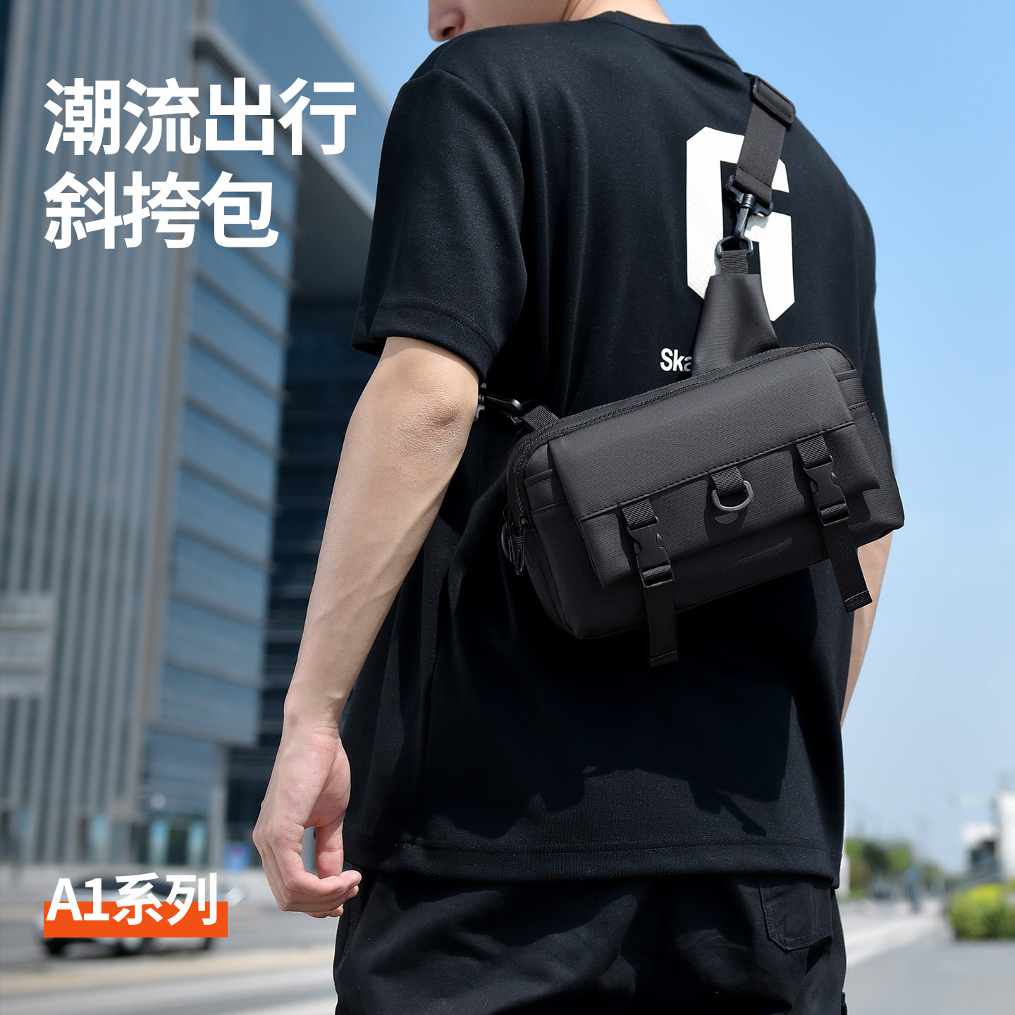 轻便小巧路亚包专用收纳包多功能腰包单肩背包钓鱼斜挎包渔具竿包