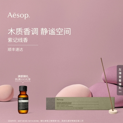 Aesop伊索紫记线香33支